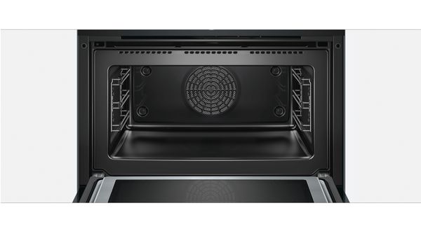 Series 8 Built-in compact oven with microwave function 60 x 45 cm Black CMG676BB1 CMG676BB1-6