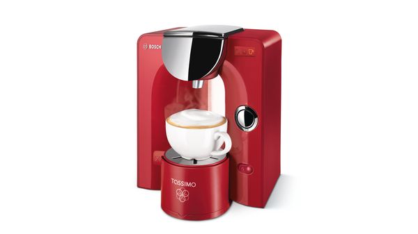 TASSIMO Machine à café multi-boissons tout automatique - T55 Brilliant Red TAS5546CH TAS5546CH-4