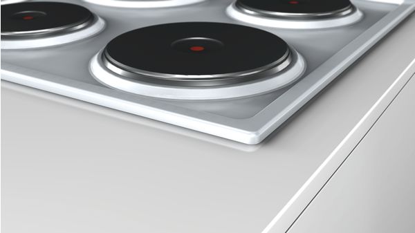 Serie | 4 Table de cuisson électrique en fonte 60 cm Acier inox, Commande par la cuisinière pour table de cuisson NCM615L01C NCM615L01C-3