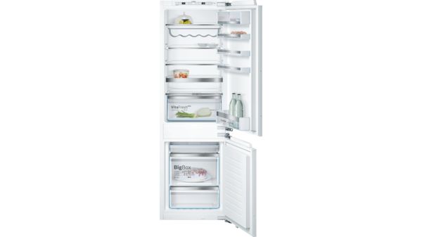 Serie | 6 Réfrigérateur-congélateur intégrable avec compartiment congélation en bas 177.2 x 55.8 cm soft close flat hinge KIN86HD30 KIN86HD30-1