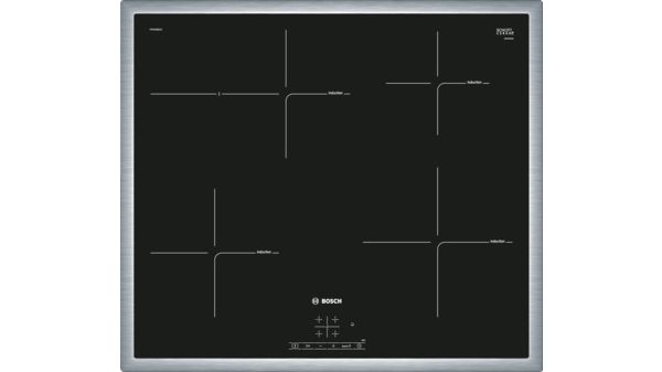 Series 4 Induction hob 60 cm Black, surface mount with frame PIF645BB1E PIF645BB1E-1