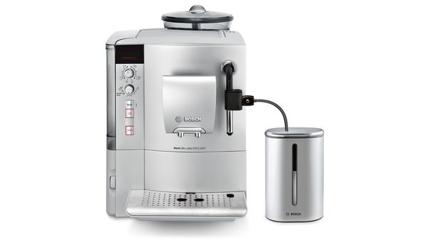 VeroCafe Latte EXCLUSIV Kaffeevollautomat Silber 