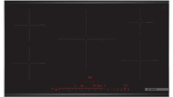 Serie 8 Inductiekookplaat 90 cm Zwart, Opbouw met kader PIV975DC1E PIV975DC1E-1
