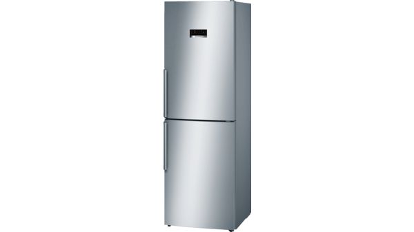 Serie | 4 Free-standing fridge-freezer with freezer at bottom 186 x 60 cm Inox-look KGN34XL35G KGN34XL35G-3