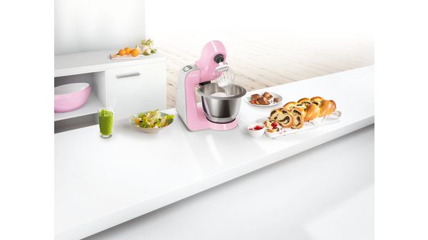 Series 4 Kitchen machine MUM 5 1000 W Pink, Silver MUM58K20 MUM58K20-3