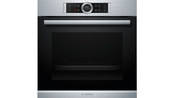 Serie | 8 Built-in oven with added steam function Stainless steel HRG635BS1B HRG635BS1B-1
