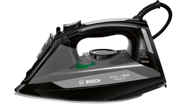 Bosch Steam Iron 2800 W Color Black/Grey Model-TDA3021GB 