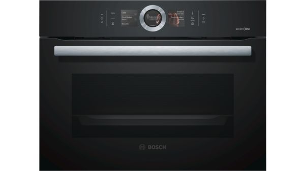 Serie | 8 Compacte oven met stoom Zwart CSG856RB6 CSG856RB6-1