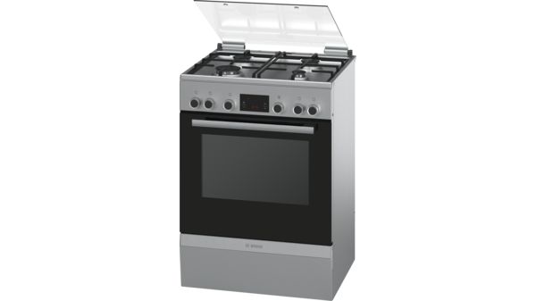 Series 2 Freestanding dual fuel cooker Stainless steel HGD645355M HGD645355M-1
