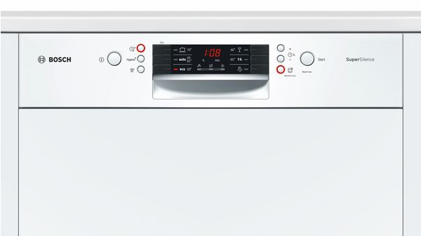 Série 4 Lave-vaisselle encastrable avec bandeau 60 cm Blanc SMI46MW03E SMI46MW03E-3