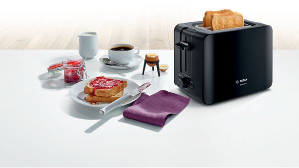 Kompakt Toaster ComfortLine Schwarz TAT6A113 TAT6A113-2