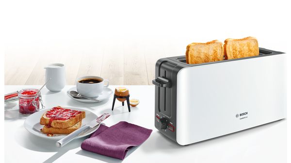 Langschlitz Toaster ComfortLine Weiß TAT6A001 TAT6A001-2