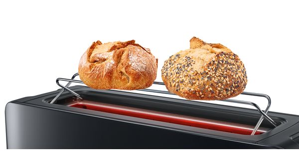 Hosszú szeletes kenyérpirító ComfortLine Fekete TAT6A003 TAT6A003-8