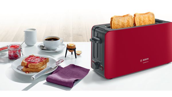 Langschlitz Toaster ComfortLine Rot TAT6A004 TAT6A004-2