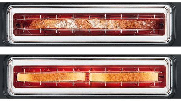 Long slot toaster ComfortLine Stainless steel TAT6A803 TAT6A803-9
