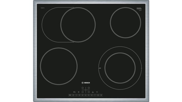 Série 6 Table de cuisson électrique 60 cm Noir, Encastrable avec cadre PKN645FP1E PKN645FP1E-1