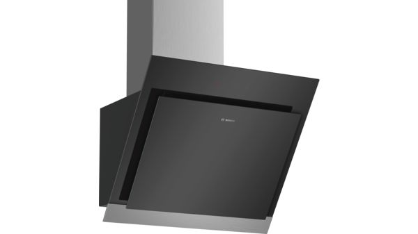 Serie | 4 Wall-mounted Extractor Hood 60 cm clear glass black printed DWK67HM60 DWK67HM60-1