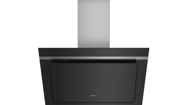 iQ300 Vägghängd fläkt 80 cm Klarglas med svart tryck LC87KHM60 LC87KHM60-1