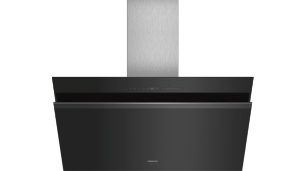 iQ700 Væghængt emhætte 90 cm klart glas med sort tryk, Sort LC91KWW61S LC91KWW61S-1