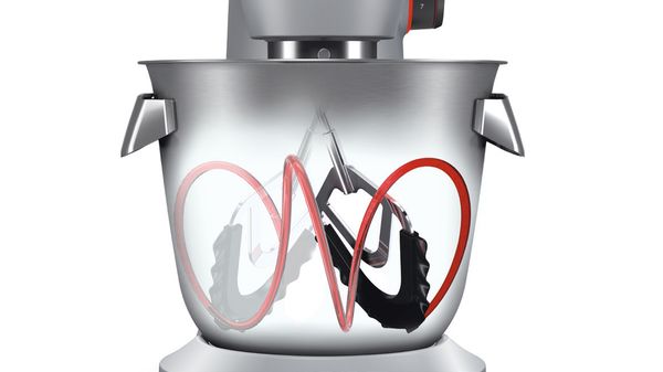 Seria 8 Robot de bucătărie cu cântar OptiMUM 1600 W Silver (Argintiu), Silver (Argintiu) MUM9BX5S22 MUM9BX5S22-24