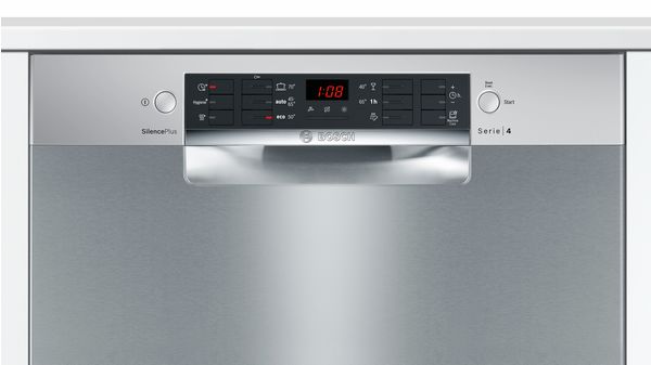 Serie | 4 Opvaskemaskine til underbygning 60 cm stål SMU46DI01S SMU46DI01S-4