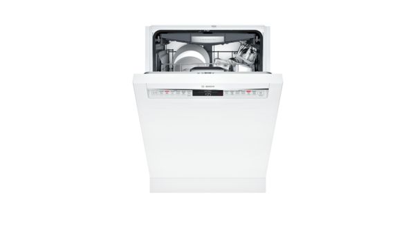 800 Series Dishwasher 24'' Custom Panel Ready White SHE878WD2N SHE878WD2N-2
