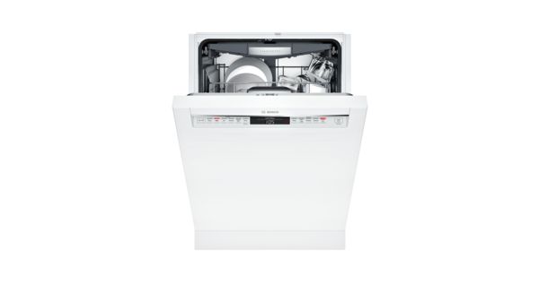 800 Series Dishwasher 24'' Custom Panel Ready White SHEM78W52N SHEM78W52N-3