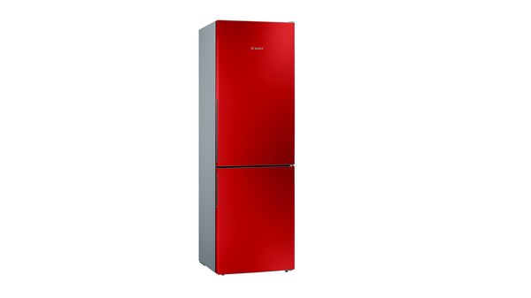 Serie | 4 Réfrigérateur-congélateur pose libre avec compartiment congélation en bas 186 x 60 cm Rouge KGV36VR32S KGV36VR32S-1