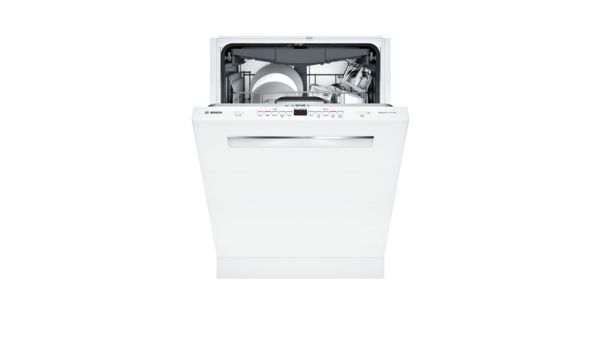 500 Series Lave-vaisselle sous plan 24'' Custom Panel Ready Blanc SHP865WD2N SHP865WD2N-3