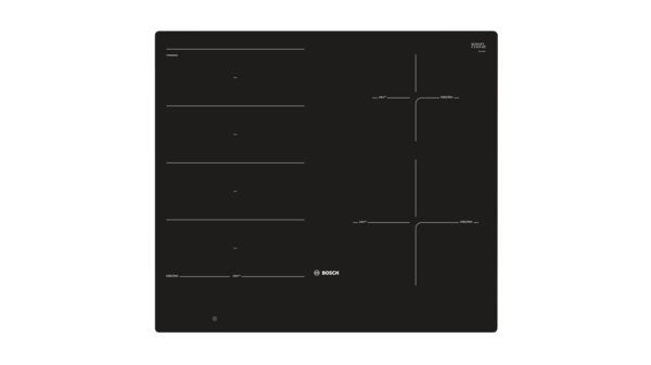 Serie | 8 Piano cottura a induzione 60 cm Piani di cottura autarchici, nero PXE601DE4E PXE601DE4E-3