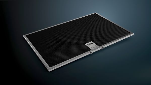 iQ500 Vägghängd köksfläkt 90 cm Klarglas med svart tryck, Svart LC97FLR61S LC97FLR61S-6
