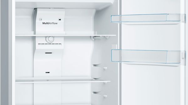 Serie | 4 free-standing fridge-freezer with freezer at top 171 x 70 cm Inox-look KDN53VL20J KDN53VL20J-2
