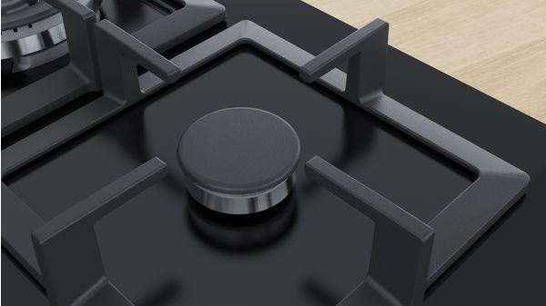 Series 6 Gas hob 60 cm Tempered glass, Black PPP6A6B20 PPP6A6B20-4
