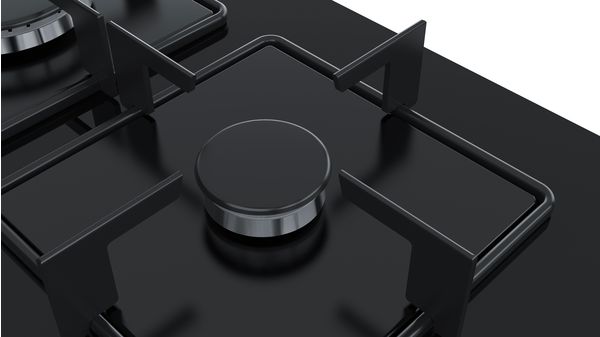 Series 6 Gas hob 60 cm Tempered glass, Black PPP6A6B10 PPP6A6B10-4