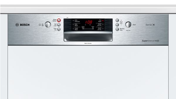 bosch semi integrated dishwasher smi66ms01a
