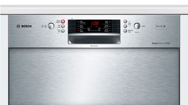 Serie | 6 built-under dishwasher 60 cm Stainless steel SMU66MS02A SMU66MS02A-4