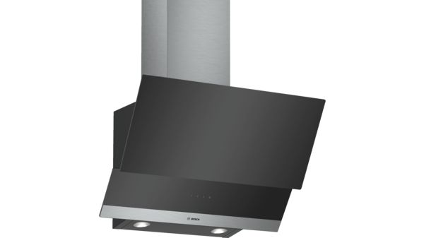 Bosch Built In Chimney Hood Silver/Black DWK065G60M