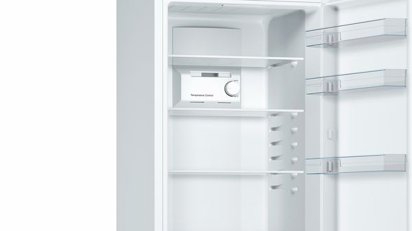Serie | 2 Szabadonálló, alulfagyasztós hűtő-fagyasztó kombináció 186 x 60 cm Fehér KGN36NW30 KGN36NW30-4