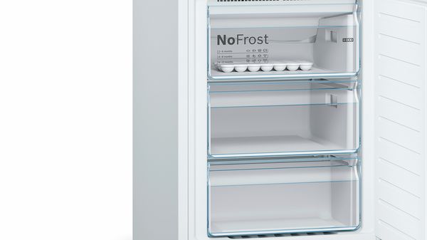 Série 4 Réfrigérateur combiné pose-libre 186 x 60 cm Blanc KGN36VW35 KGN36VW35-4