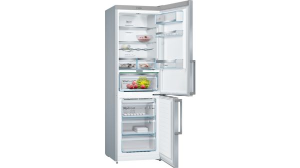 Serie | 6 Free-standing fridge-freezer with freezer at bottom 186 x 60 cm Inox-easyclean KGN36AI35G KGN36AI35G-3