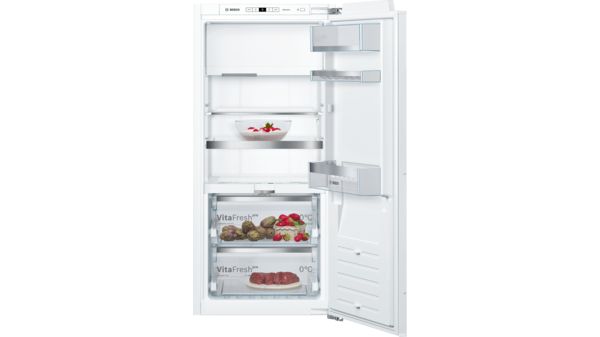 Serie 8 Einbau-Kühlschrank mit Gefrierfach 122.5 x 56 cm Flachscharnier mit Softeinzug KIF42AD40 KIF42AD40-1