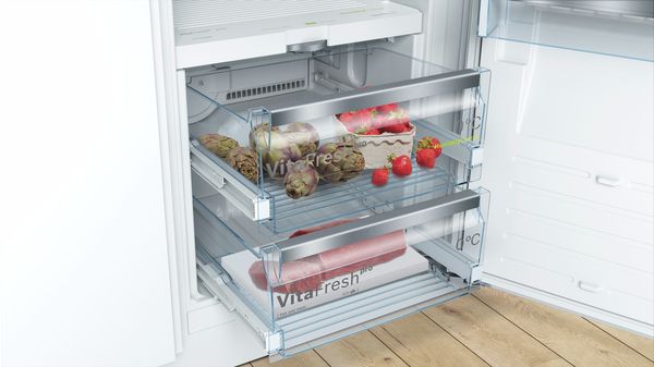 Serie 8 Einbau-Kühlschrank mit Gefrierfach 122.5 x 56 cm Flachscharnier mit Softeinzug KIF42SD30 KIF42SD30-5