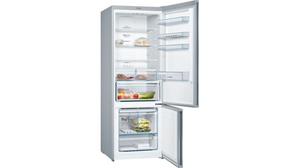 Série 4 Réfrigérateur combiné pose-libre 193 x 70 cm Acier Inoxydable (anti traces de doigts) KGN56VI30U KGN56VI30U-7