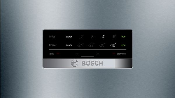 Series 4 free-standing fridge-freezer with freezer at bottom 193 x 70 cm Brushed steel anti-fingerprint KGN56XI40I KGN56XI40I-3