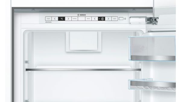 Serie 6 Einbau-Kühl-Gefrier-Kombination mit Gefrierbereich unten 177.2 x 55.8 cm Flachscharnier mit Softeinzug KIS87ADD0 KIS87ADD0-3