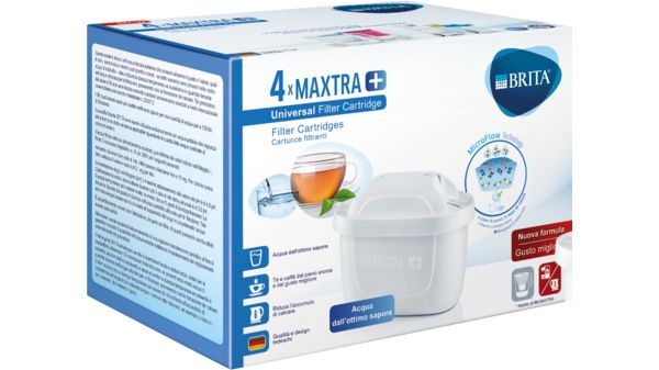 Pack de 4 cartouches filtrantes BRITA MAXTRA + 17000918 17000918-3