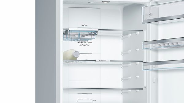Serie 6 Alttan Donduruculu Buzdolabı 193 x 70 cm Kolay temizlenebilir Inox KGN56AI32N KGN56AI32N-4