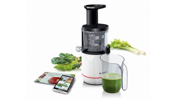Storcator legume si fructe cu melc Alb / Gri inchis MESM500W-8