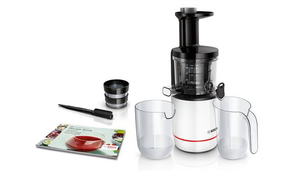 Storcator legume si fructe cu melc Alb / Gri inchis MESM500W-6