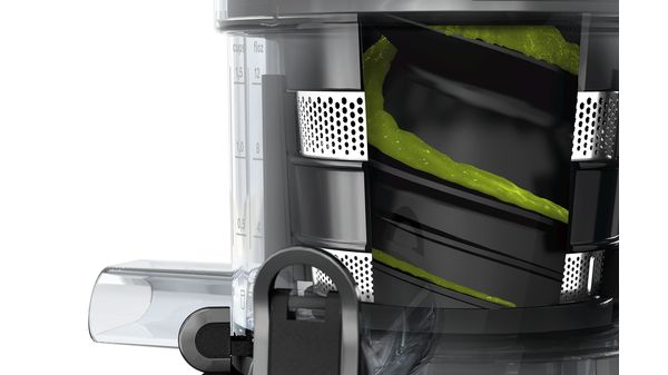 Storcator legume si fructe cu melc Alb / Gri inchis MESM500W-9